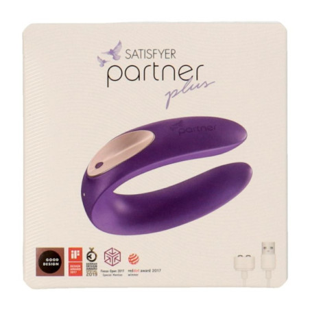 Vibratore per coppia PLUS Satisfyer Double Plus