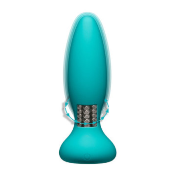 Plug in silicone azzurro...