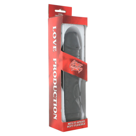 Vibratore nero Pleasures Vibrator 22 cm