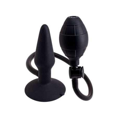 Plug anale gonfiabile nero  Inflatable Butt Plug S