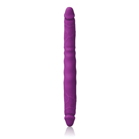 Dildo doppio in silicone nsnovelties viola