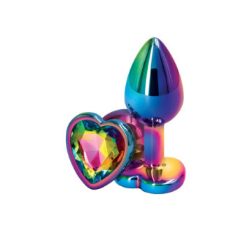 Plug anale Mulitcolor Heart S