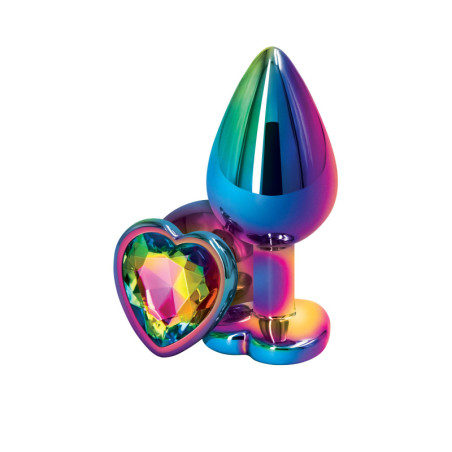 Plug anale Mulitcolor Heart M