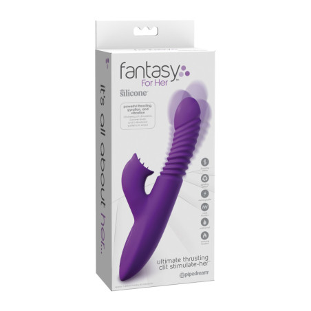 Vibratore vaginale Rabbit Thrusting Clit Stimulate Her