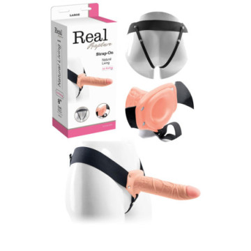 Fallo dildo indossabile strap on cavo Real Rapture 8 Flesh