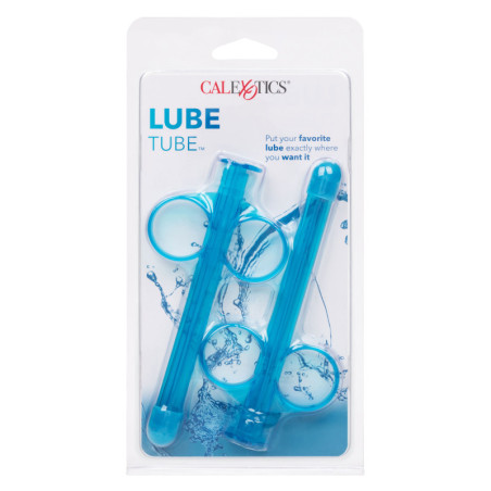 Siringa vaginale anale dispenser per lubrificante blu