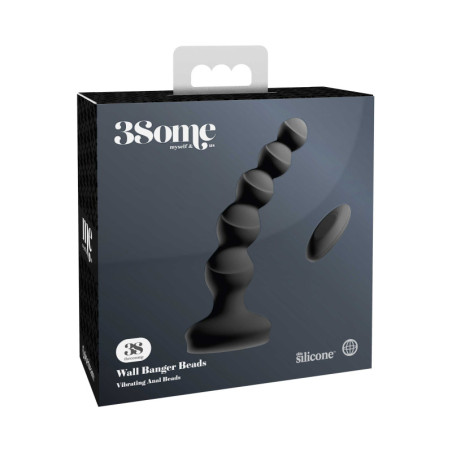 Vibratore anale a sfere in silicone Wall Banger Beads