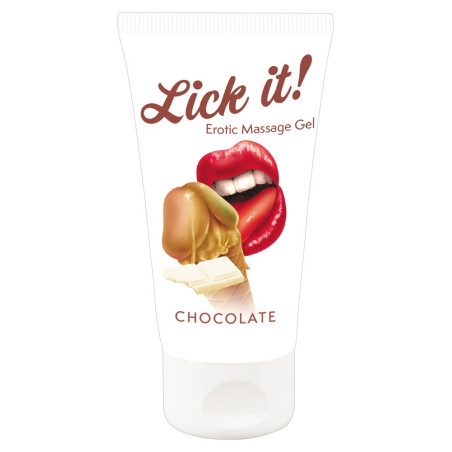 Erotic Massage Gel commestibile aroma cioccolato 50 ml