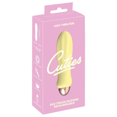 Vibratore piccolo in silicone realistico vaginale Cuties 2.0 Yellow