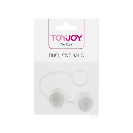 Palline vaginali in vetro e silicone Duo Love Balls