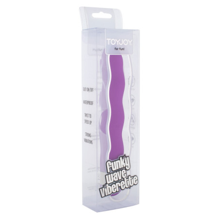 Vibratore vaginale anale viola Funky Wave Vibrette