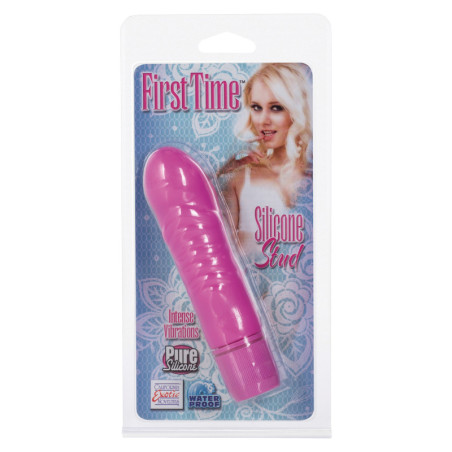 Vibratore mini fallo vaginale anale First Time Silicone Stud