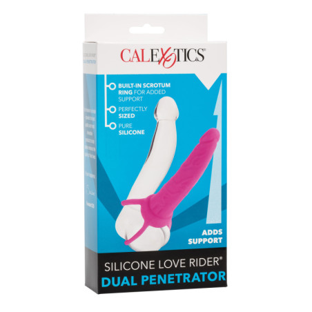 Fallo anale indossabile con anello fallico doppio Silicone Dual Penetrator