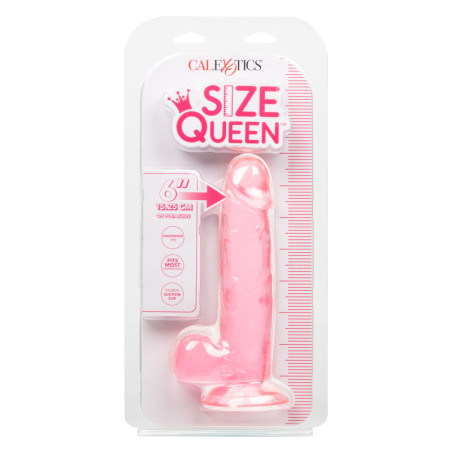 Fallo con ventosa e testicoli dildo realistico Queen Size Dong 6 Inch