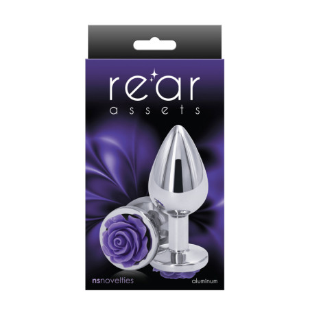 Plug anale Rose Buttplug purple Medium