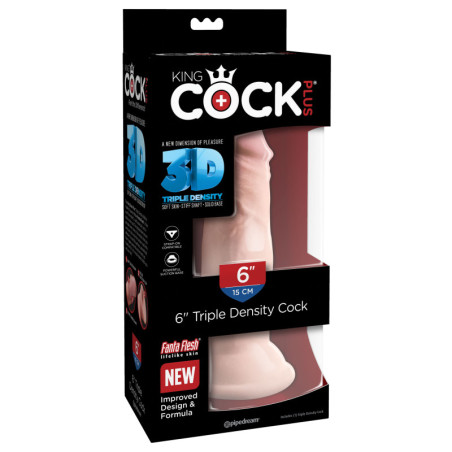 Fallo realistico Triple Density Cock 6 Inch