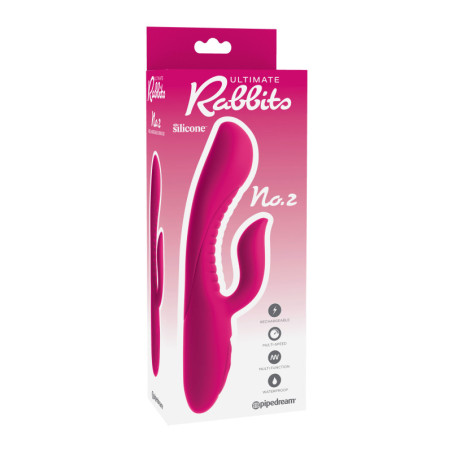 Vibratore vaginale rabbit ricaricabile No. 2 Rosa