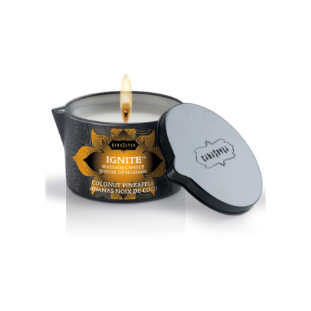 Candela da massaggi coconut e ananas Ignite Massage Candle 170gr