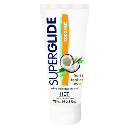 Lubrificante commestibile Edibles Superglide Lube 75ml cocconut