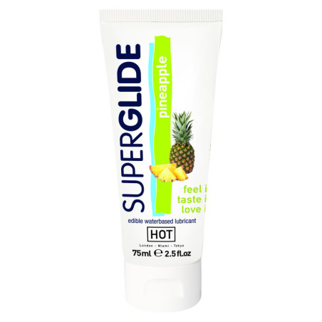 Lubrificante intimo commestibile Edibles Superglide Lube 75ml pinapple