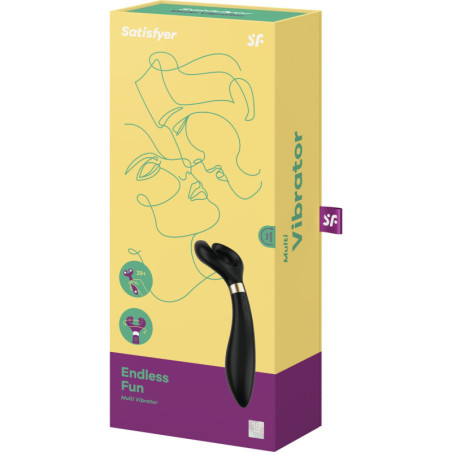 Vibratore per coppia Satisfyer Partner Multifun 3 Black