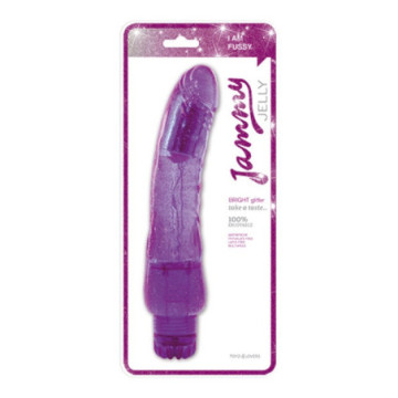 Vibratore jammy jelly bright glitter purple vibro