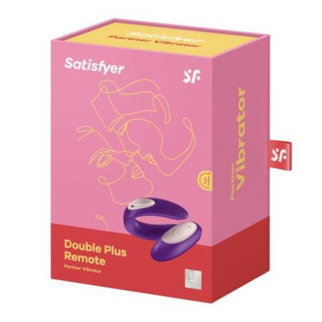 Vibratore per coppia Satisfyer Double Plus Remote