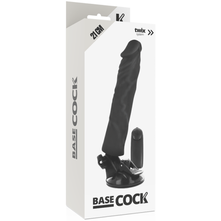 Vibratore realistico con telecomando 2 in 1 guaina per pene BaseCock