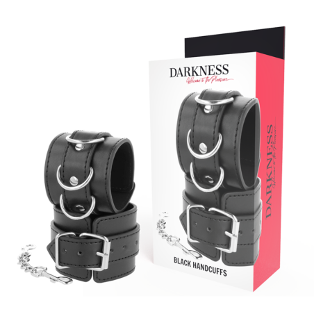 Manette professionali DARKNESS WRIST RESTRAINTS BLACK