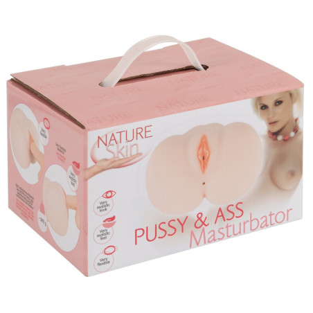 Masturbatore maschile Pussy & Ass Masturbator