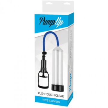 Pompa per allungare il pene sviluppatore pump up push touch clear