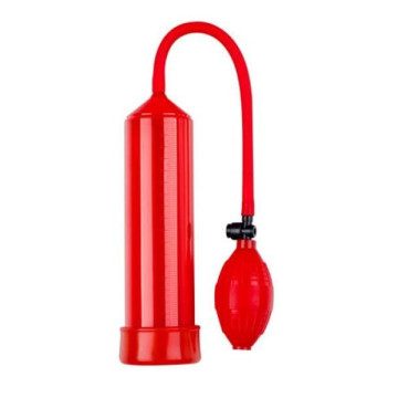 Pompa per allungare il pene sviluppatore pump up easy touch Rosso