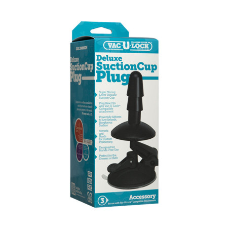 Ventosa per vibratore fallo Deluxe Suction Cup Plug Acc.