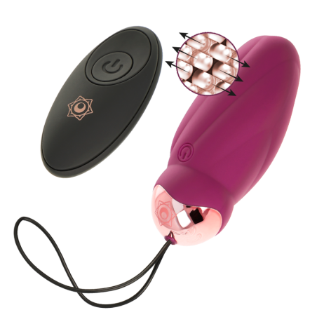 Ovetto vibrante RITHUAL SITA REMOTE CONTROLLED EGG ROTATION PEARLS + VIBRATION