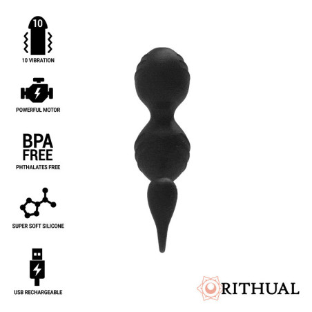 Palline vaginali vibranti RITHUAL NISHA RECHARGEABLE KEGEL BALLS ORQUIDEA