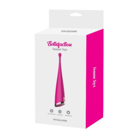 Stimolatore clitorideo vibrante Satisfaction