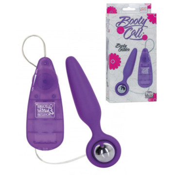 Vibratore Plug anale fallo con vibrazione butt Booty Call Booty Glider Viola