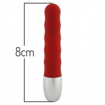 Vibratore vaginale anale stimolatore rosso mini fallo vibrante stimolatore clitoride