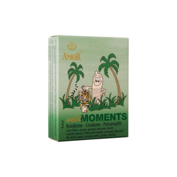 Profilattici wild moments 3 pz