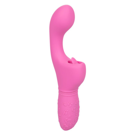 Vibratore rosa con lingua Butterfly Kiss Flicker