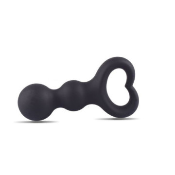 plug anale in silicone the ancor dildo fallo stimolatore sex toys nero