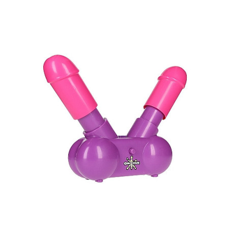 Gioco pene con pompa Cum Face Duel Pump Action Penis Game