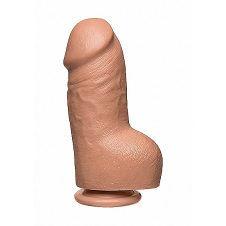 Dildo grosso chiaro Fat D + Balls FIRMSKYN - 8"