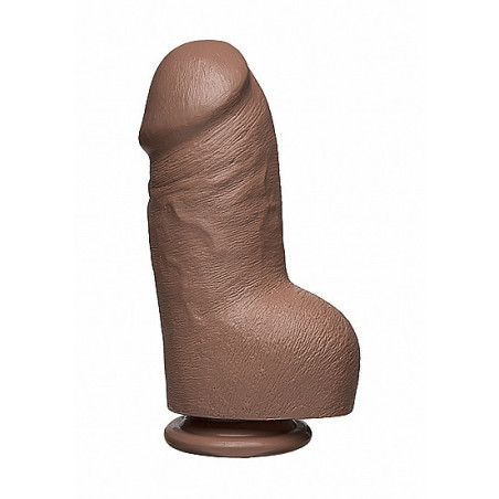 Dildo grosso caramello Fat D + Balls FIRMSKYN - 8"