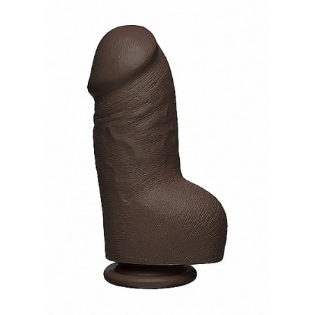 Dildo grosso cioccolata Fat D + Balls FIRMSKYN - 8"