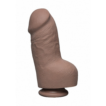 Dildo grosso caramello dual density Fat D + Balls FIRMSKYN - 8"