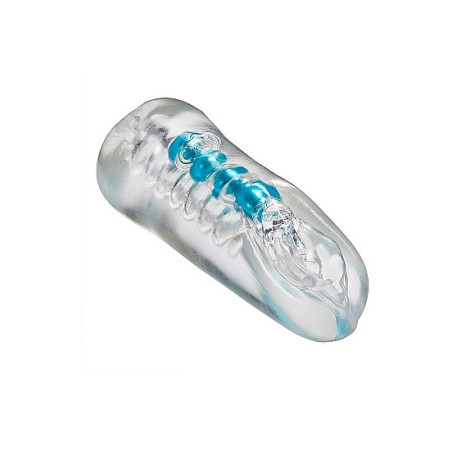 Masturbatore Personal Double Ended Beaded Stroker - Clear