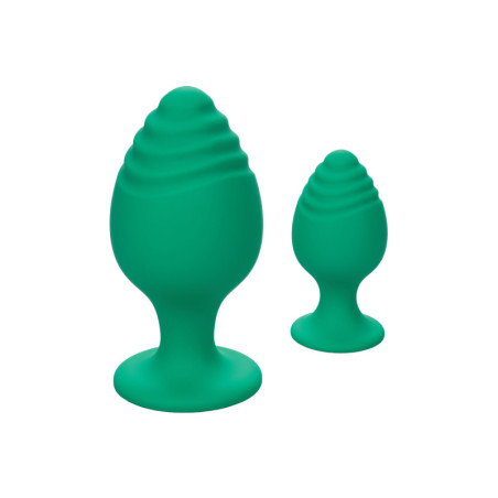 Plug anale verde 2 pz Cheeky Buttplug