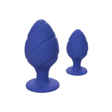 Plug anale blu 2 pz Cheeky...