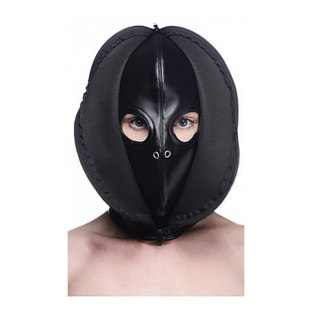 Cappuccio Zip Front Bondage Hood